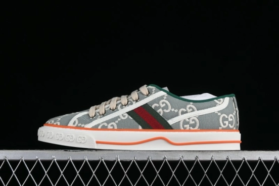 Gucci Tennis 1977 Print Sneaker Retro Casual Canvas Shoes - 02JPO9064