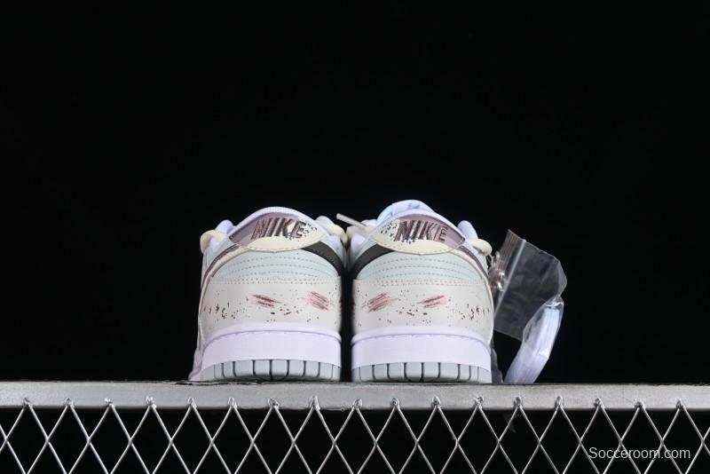 Nike Dunk Low SB 'Neutral' Urban Ruins Skate Shoes with Strap - DV0831-101