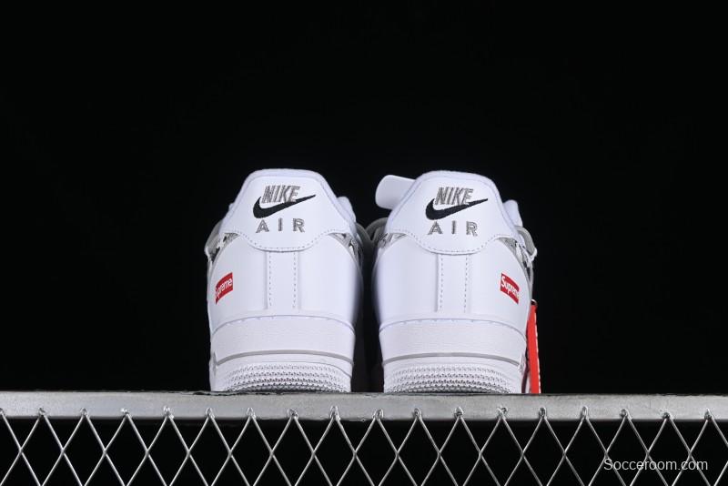 Nike Supreme x Air Force 1'07 Low "Box Logo" Camouflage Print Casual Sneakers - UP1658-595