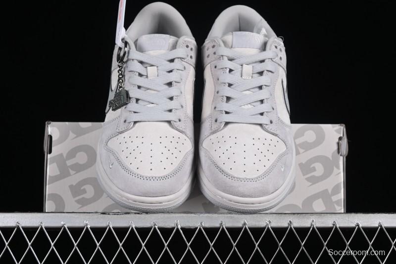 Nike Dunk Low The North Face CDG Collaboration - Light Grey Skateboarding Shoes - DQ1098-338