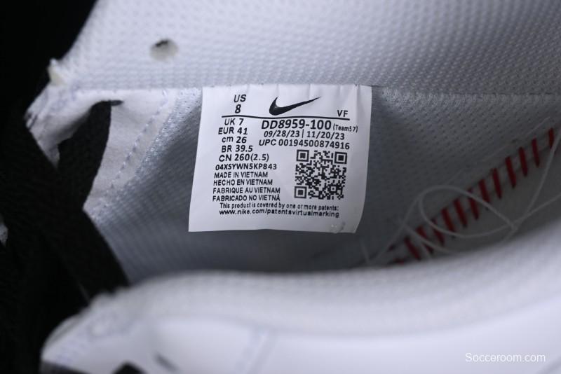 Nike Air Force 1 '07 Low Casual Sneakers with Double Swoosh Design - DD8959-100