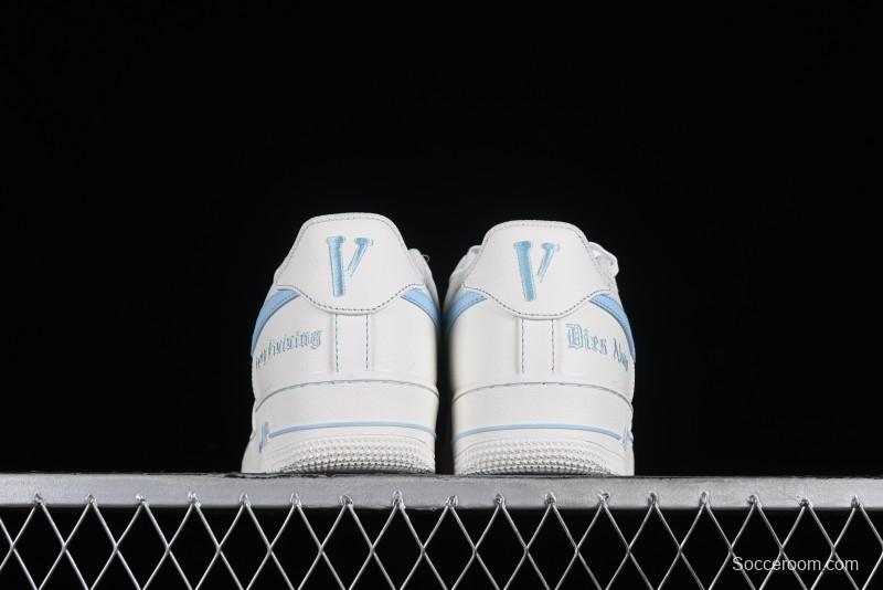 Nike Vlone x Air Force 1 '07 Low Light Bone Casual Sneakers - AA5360-008