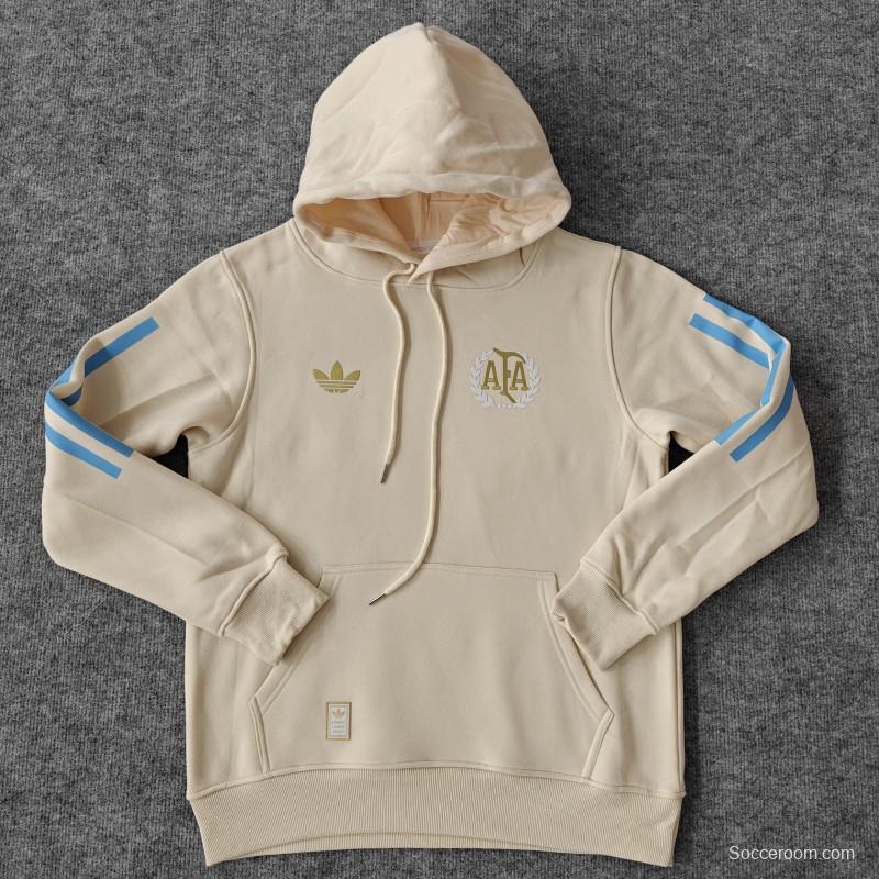 2024 Argentina 50th Anniversary Black/Navy/White/Grey/Beige 5 Color Hoodie