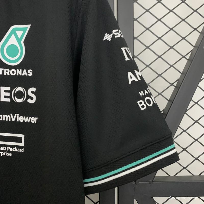 2025 F1 Formula AMG Black T-Shirt