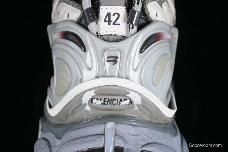 Balenciaga Runner Kith Four Color Retro Casual Sneakers - W3RMU2000