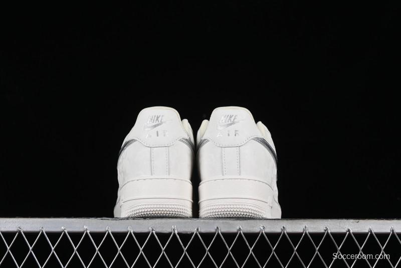 Nike Air Force 1 '07 Low Custom Traditional Chinese Brocade Casual Sneakers - AF2406-110