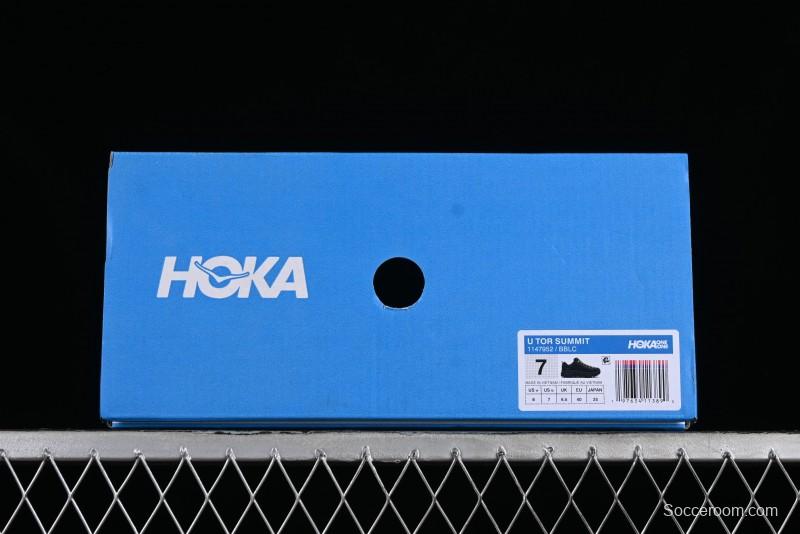 HOKA ONE ONE Tor Summit Low-Top Running Shoes with Geometric Cushioning for Stability and Traction - 1147952 BBLC