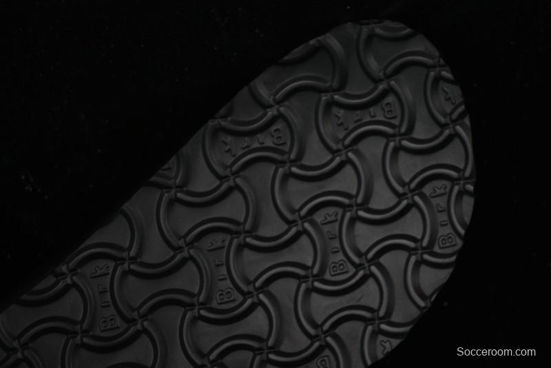 Birkenstock Birkenstock Sandals Series Black Leather with Soft Cushioning Cork Midsole - T.D4