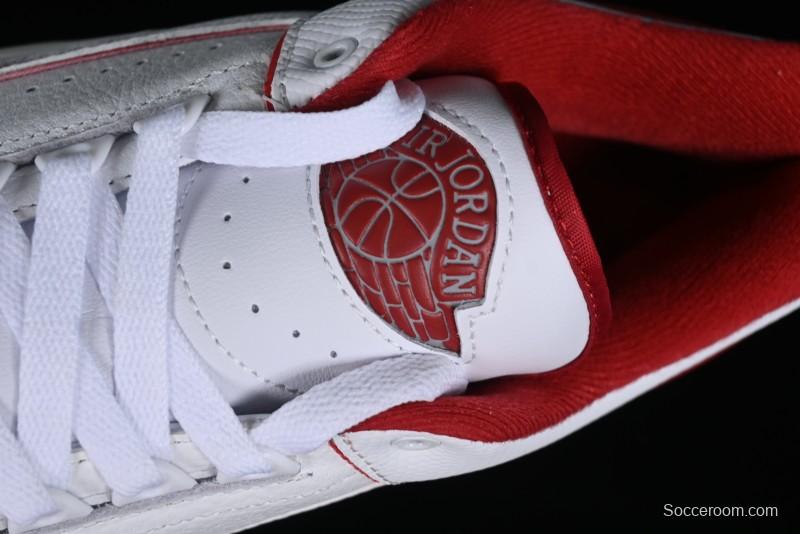 Nike Air Jordan 2/3 Retro Low Top Basketball Shoes in White and Red - FD0383-161