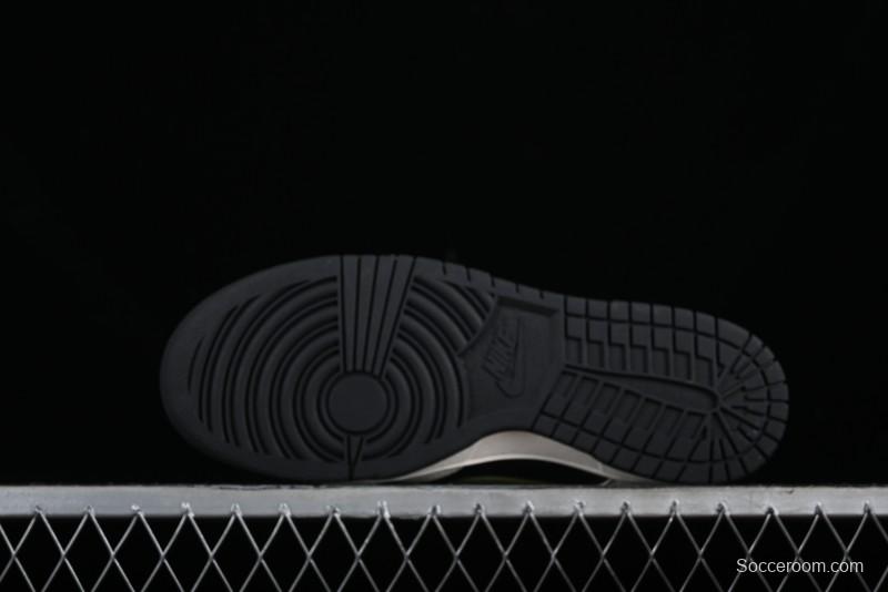 Nike SB Dunk Low Casual Skateboarding Shoes in Beige Green with Hemp Rope Detail - LK2146-511