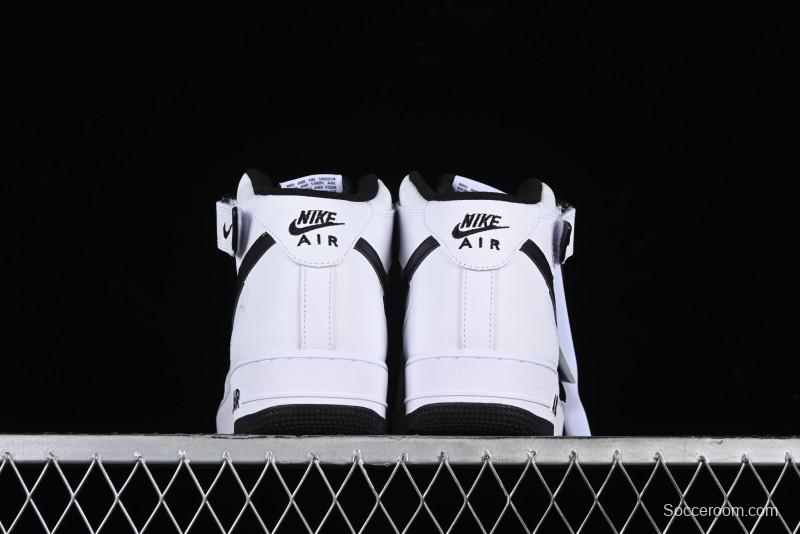 Nike Air Force 1 '07 Mid Casual Sneakers in White/Black - DV0806-101