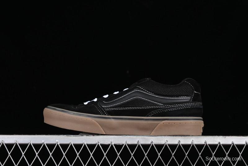 Vans Classics Knu Skool Retro Skate Shoes with Enhanced Cushioning and Breathable Mesh - VN0A5JM22WN