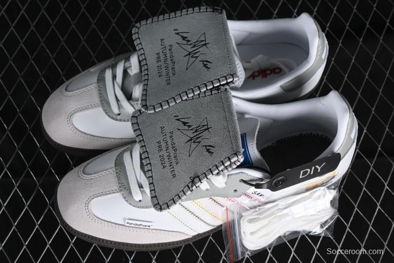 Adidas Originals Samba OG IG1025 Snow Gift Box Custom Casual Sneakers - IG1025