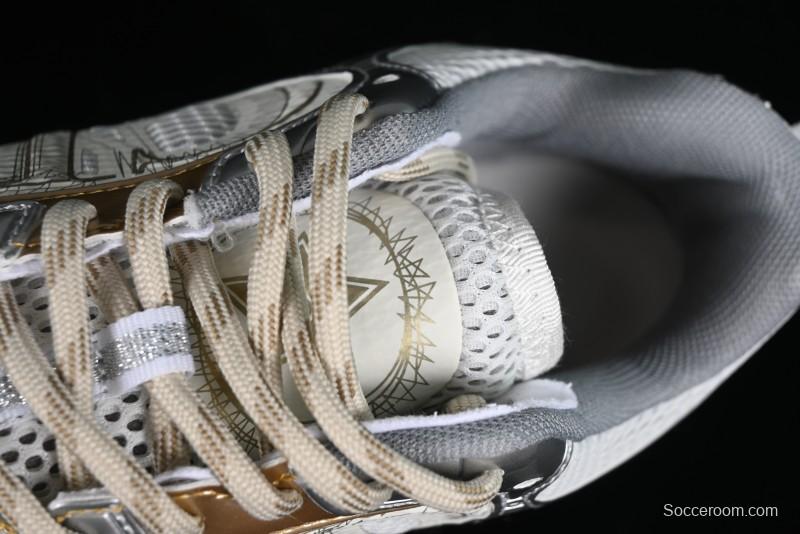 Dior Chrono Round Toe Lace-Up Lifestyle Casual Running Sneakers - 49G GOLDEN