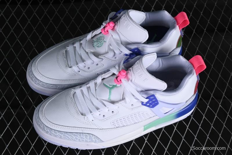 Nike Jordan Spizike Low AJ Hybrid Element Rainbow Colorway Lifestyle Casual Sneakers - HF5758-151