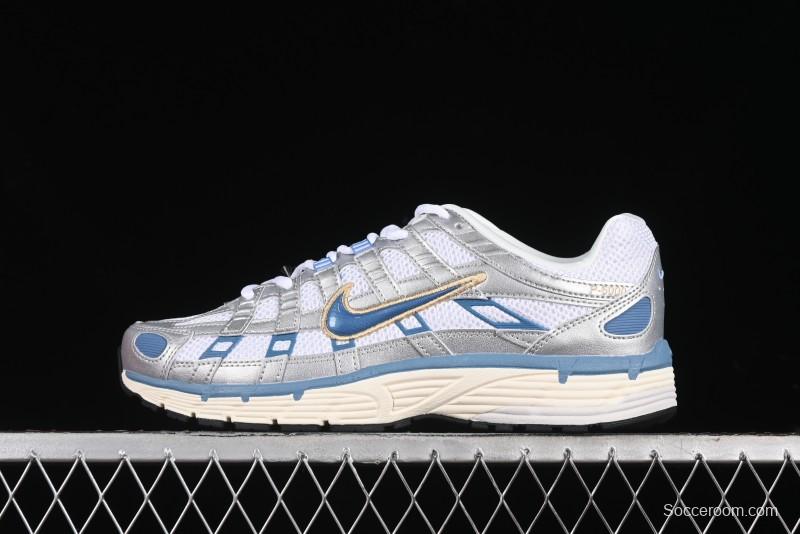 Nike P-6000 Prm Retro Casual Sneakers with Lightweight Design - HJ7246-100