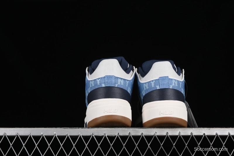 New York Yankees Chunky Liner Mid Denim Monogram Sandals with Thick Sole - 3ASXCHL4N50BLS