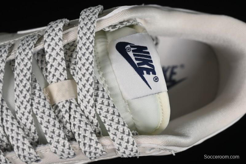 Nike SB Dunk Low Supreme Collaboration - Classic Beige Blue Anniversary High-End Custom Low-Top Casual Skate Shoes - XX8888-003