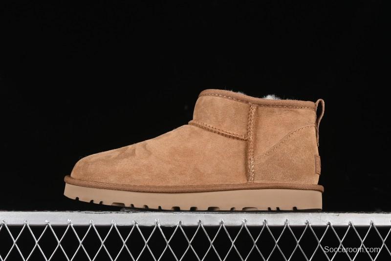 UGG Classic Ultra Mini Short Boots with Genuine Australian Shearling and TREADLITE Outsole - 1116109