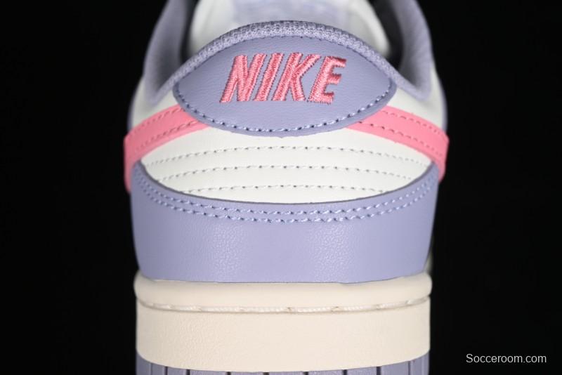 Nike SB Dunk Low White Blue Pink SB Shattered Backboard Casual Skate Shoes - DD1503-500