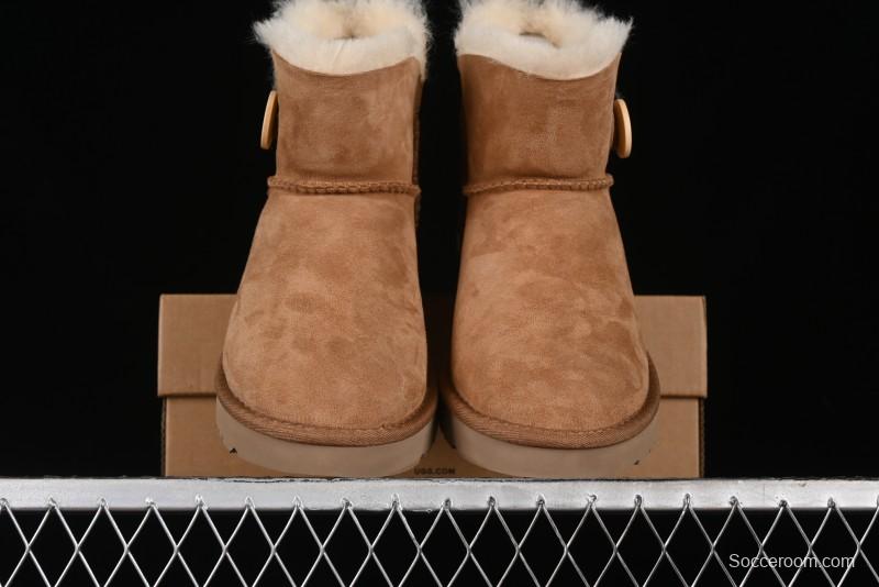 UGG Mini Bailey Button II Classic Short Boots with Wooden Button - 1016422