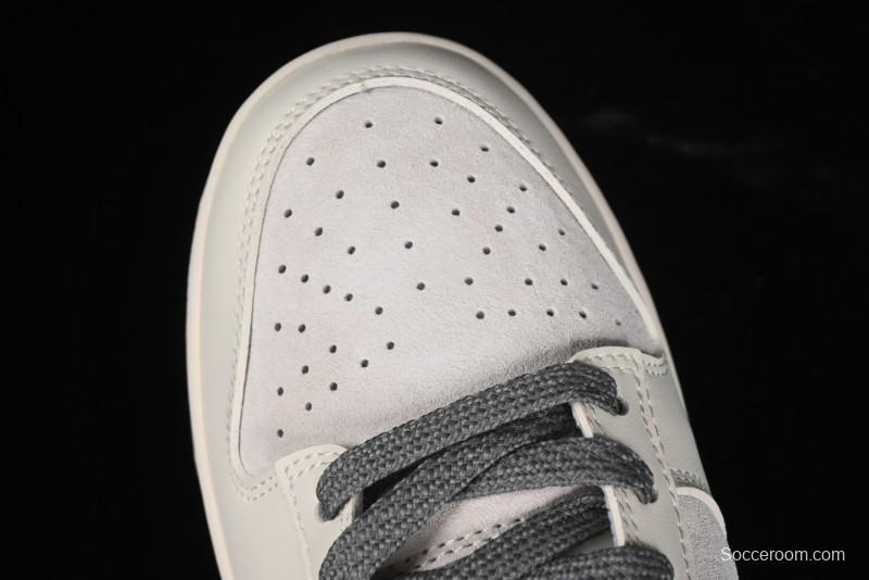 Nike SB Dunk Low The North Face Collaboration - Cement Grey Pig Anniversary High-End Custom Low-Top Casual Skate Shoes - XX2025-326