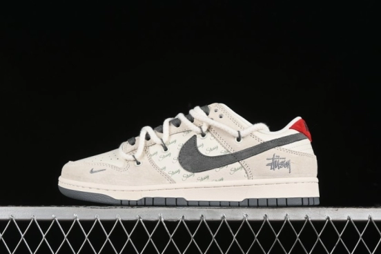 Nike SB Dunk Low Stussy Anniversary Edition Custom Low-Top Casual Sneakers - SJ2068-280