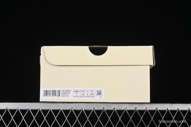 Nike Travis Scott x Fragment Design x Air Jordan 1 Low OG SP AJ1 Supreme Collaboration - SJ0086-134