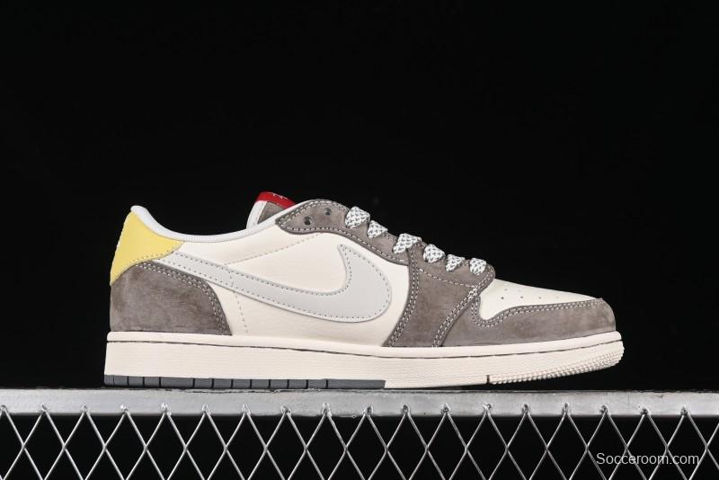 Nike Travis Scott x Fragment Design x Air Jordan 1 Low OG SP AJ1 - SJ2068-136