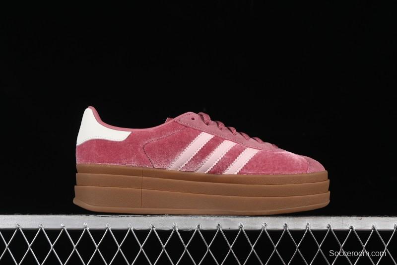 Adidas Originals Gazelle Bold IG4389 Low-Top Sneakers with Thick Sole for Slip Resistance and Durability