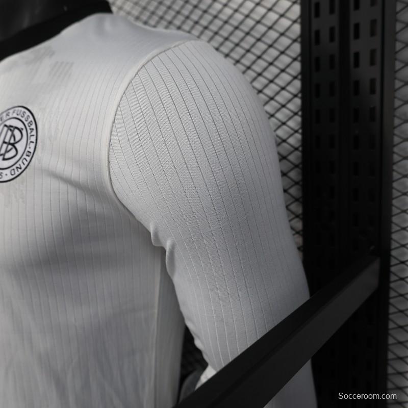 Player Version 2025 Germany Home Long Sleeve 125Th Anniversary Jersey