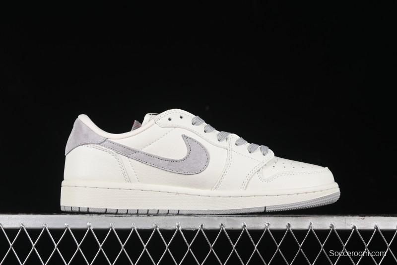 Nike Travis Scott x Fragment Design x Air Jordan 1 Low OG SP AJ1 Casual Sneakers - JH6088-701