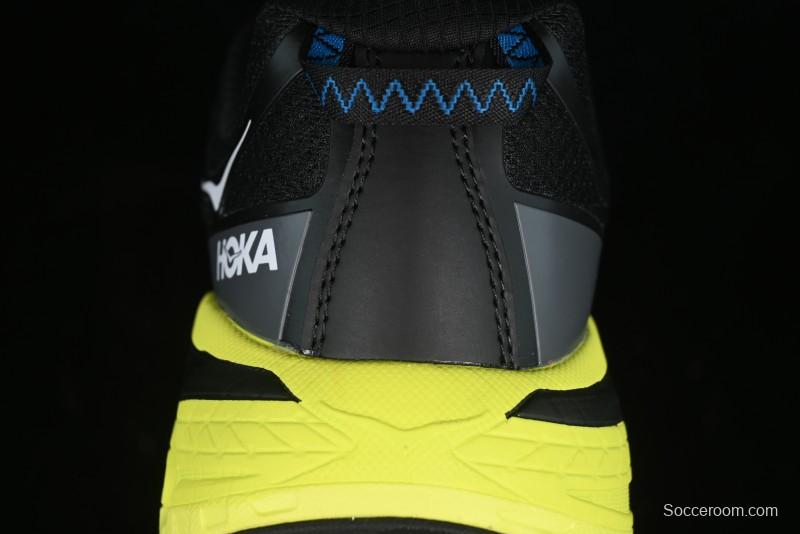 Hoka Mafate Three 2 Ultra-Lightweight Cushioned Trail Running Shoes with Vibram Outsole - 1141572 BHK