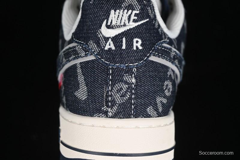 Nike Air Force 1 '07 Low Levi's Collaboration - Dark Denim Low-Top Casual Sneakers SJ6698-002