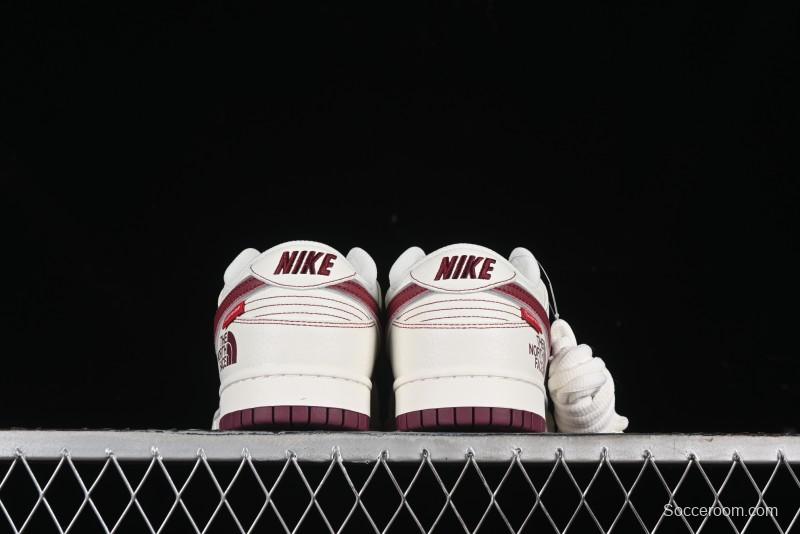 Nike SB Dunk Low Supreme x The North Face Casual Skateboarding Shoes - BM0234-506