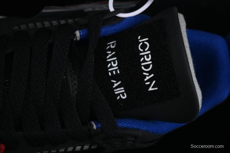 Nike Air Jordan 4 Retro Sneakers in Black, Blue and Neutral Grey - FV5029-003