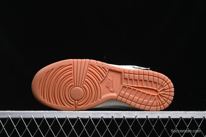 Nike SB Dunk Low Stussy Collaboration - Patchwork Black White Swoosh Anniversary Custom Low-Top Skate Shoes - DM6868-003
