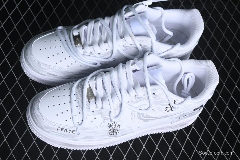 Nike Air Force 1 '07 Low Lace-Up Casual Sneakers with Full-Length Air Cushion - ZH0316-049