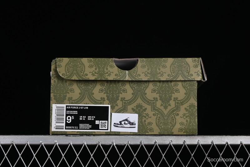 Nike SB Dunk Low Gucci Collaboration - Grey Pattern Anniversary High-End Custom Low-Top Casual Skate Shoes - BB9676-311