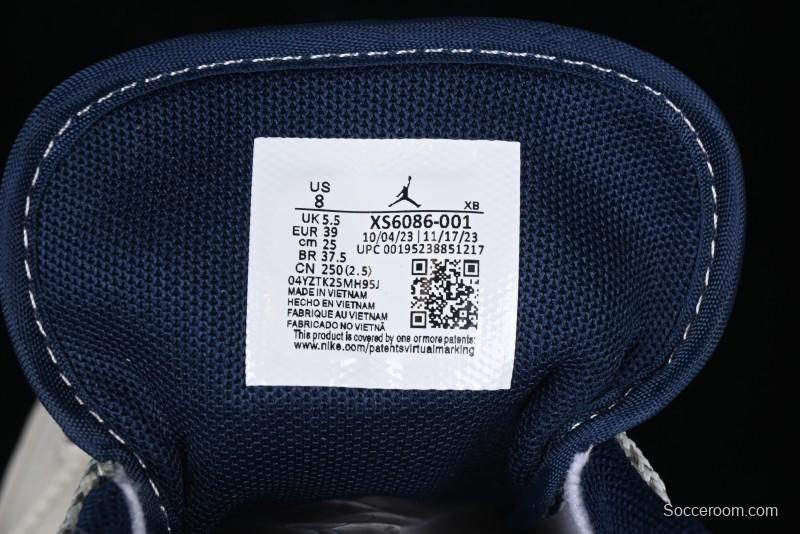 Nike Air Jordan 1 Low Stussy Collaboration - Grey Swoosh Retro Basketball Shoes - XS6086-001