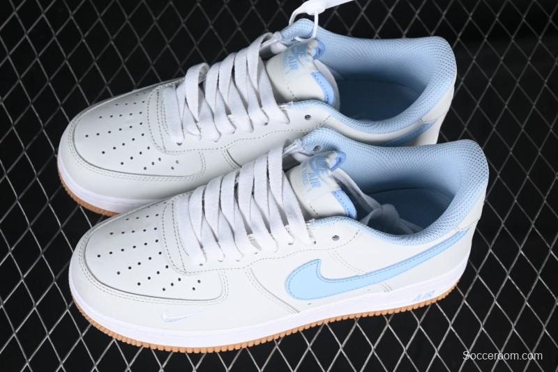 Nike Air Force 1 '07 Low Light Blue Casual Sneakers - 315122-102