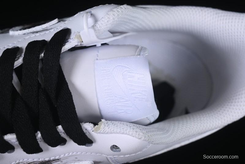 Nike Air Force 1 '07 Low Casual Sneakers with Chinese Ink Painting Design - ZH0316-062