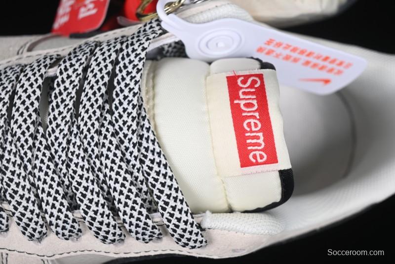 Nike Air Force 1 '07 Low Supreme Snake Year Limited Edition Black Snake Swoosh Low-Top Casual Sneakers - HH7518-033