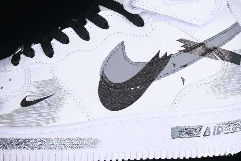 Nike Air Force 1 '07 Mid Custom Print Anime Theme Casual Sneakers - ZH0316-053