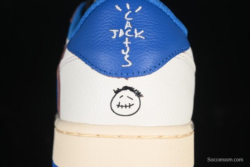 Nike Travis Scott x Air Jordan 1 Low OG AJ1 Reverse Swoosh - DM7866-104