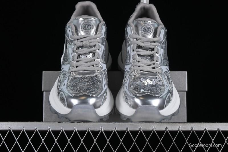 GG-CC Casual Sandals with Asymmetric Design and Cool Functional Style - 70119-3 Silver