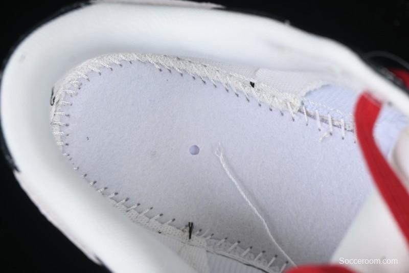 Nike SB Dunk Low Supreme Collaboration - Black Leather Texture Anniversary High-End Custom Low-Top Casual Skate Shoes - XS1086-020