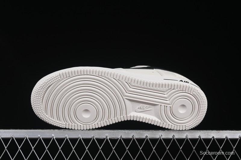 Nike Air Force 1 '07 Low Ted x Portland Triple Collaboration Reflective Black Casual Sneakers - DD8959-706