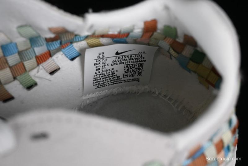 Nike Air Footscape Woven Asymmetrical Woven Slip-Resistant Abrasion-Resistant Low-Top Lifestyle Casual Shoes - FB1959-101