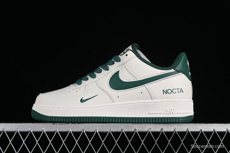 Nike Nocta x Nike Air Force 1 '07 Low Casual Sneakers with Reflective 3M Details and Full-Length Air Cushion - NO0224-025